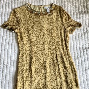 A.J. BARI - Vintage Embellished Dress - Size 12
